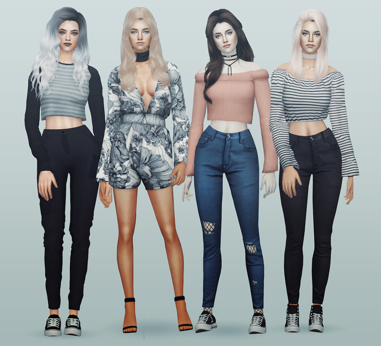 Indicações de Roupas para The Sims 2 | Clothes TS4 to TS2 | Nat Dream Sims